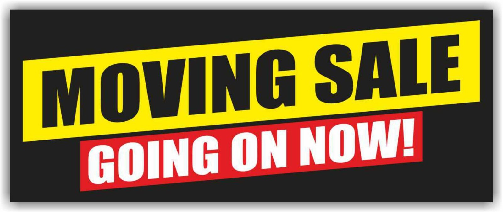 MOVING SALE GOING ON NOW Advertising Banner Vinyl Mesh Sign Discount сlearance