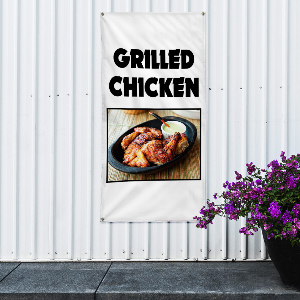 Vertical Vinyl Banner Multiple Sizes Outdoor Weatherproof Industrial Yard Signs