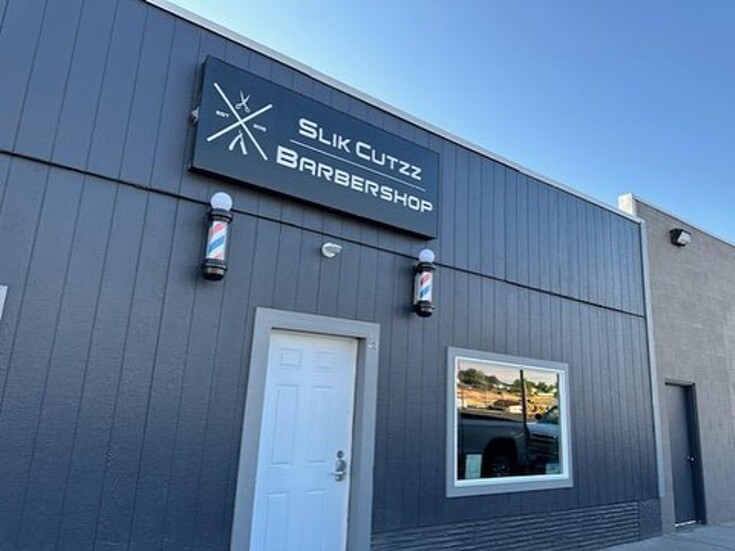 2x LED illuminated Commercial Business Sign | Outdoor Lighted Store | Single