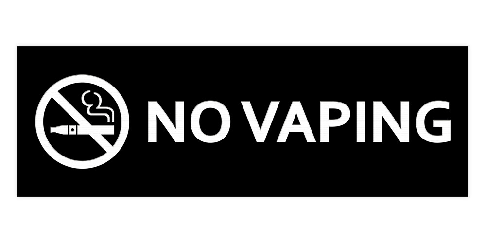 Basic No Vaping Sign