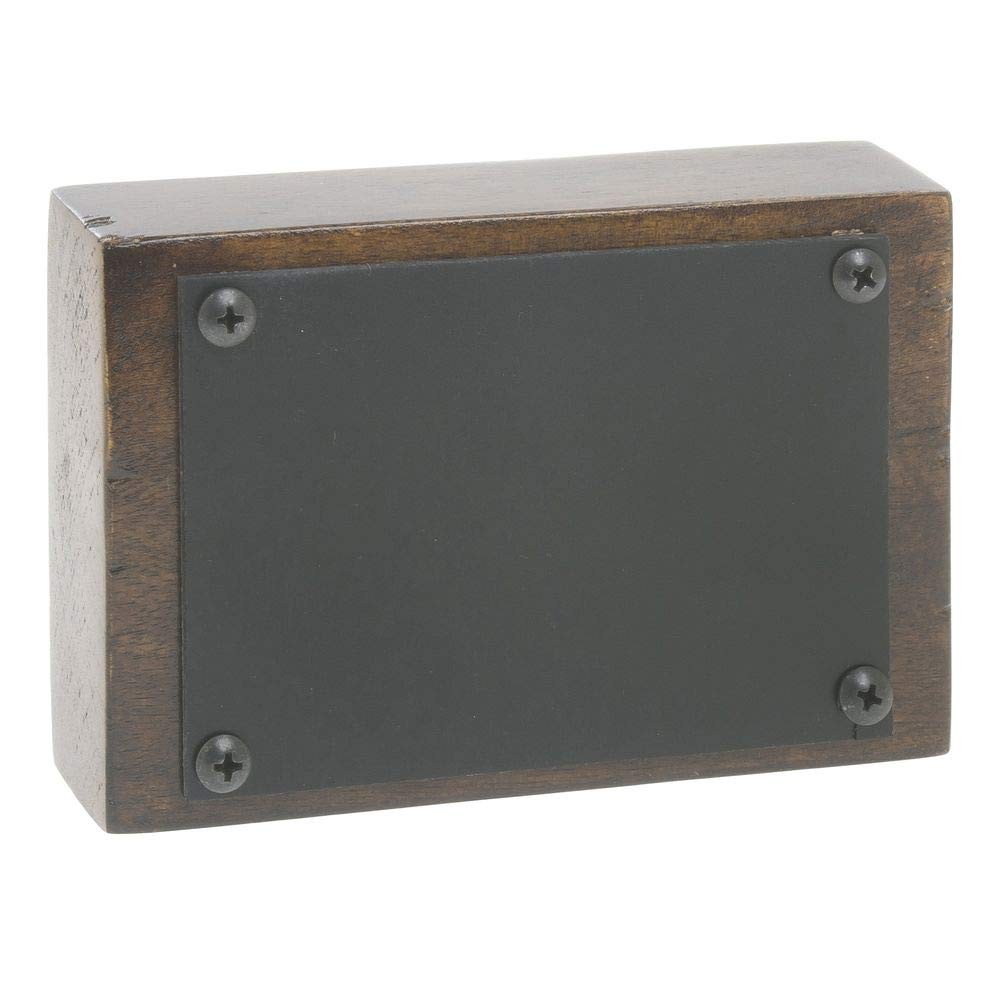 HUBERT® Chalkboard Sign Mango Wood Block – 6&Prime;L x 1 3/4&Prime;W x 4&Prime;H