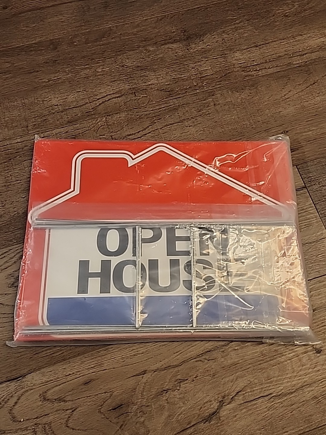 Open House Signs 5 Pack 16&Prime; x 12&Prime; Double-Sided Yard Signs with Metal H Stakes…