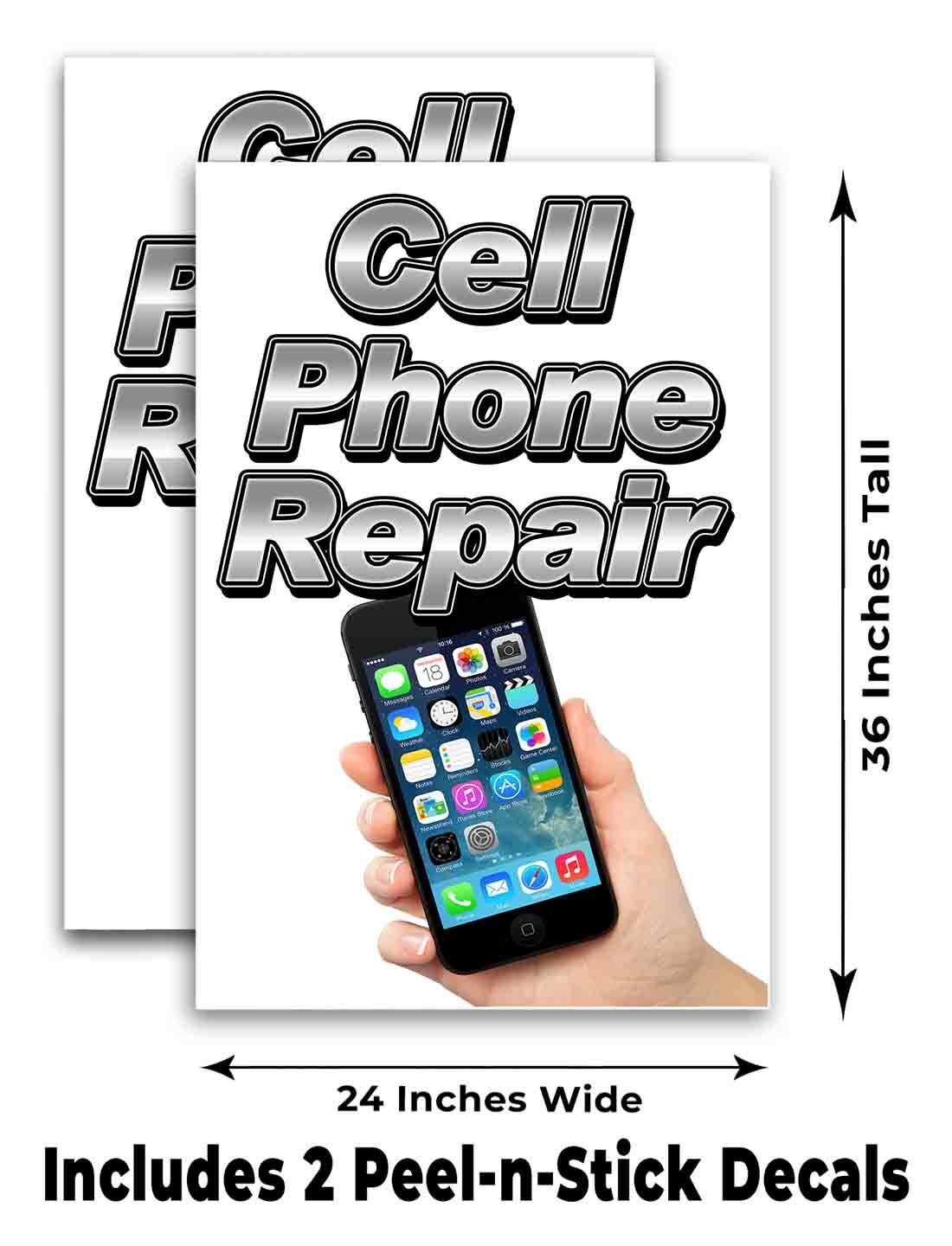 CELL PHONE REPAIR Signicade 24×36 A Frame Sidewalk Sign Double Sided TECHNOLOGY