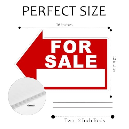 Large Huge For Sale Yard Sale Arrows Yard Sign Double Sided With Stake Large …