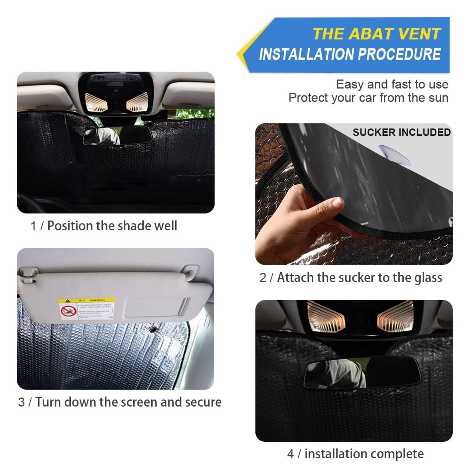 Funny Skeletons Windshield Sun Shade for Car Auto SUV Truck Foldable Front Wi…