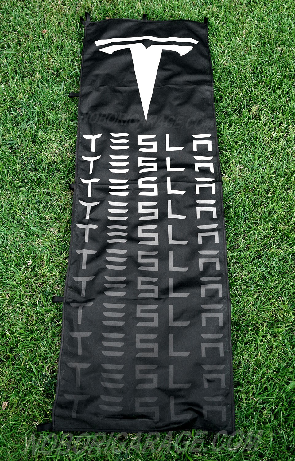 Tesla Model S X Y Plaid Cybertruck JDM Nobori Banner Flag Garage Sign