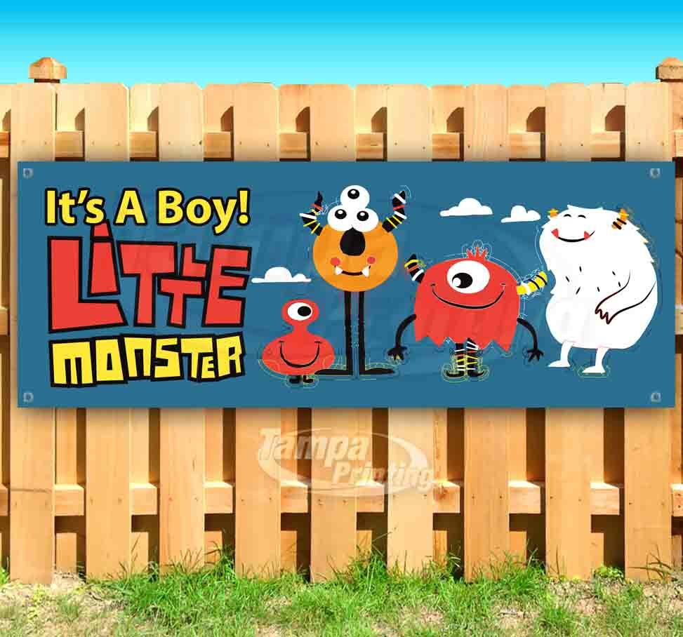 IT&rsquo;S A BOY Advertising Vinyl Banner Flag Sign MANY SIZES BABY SHOWER