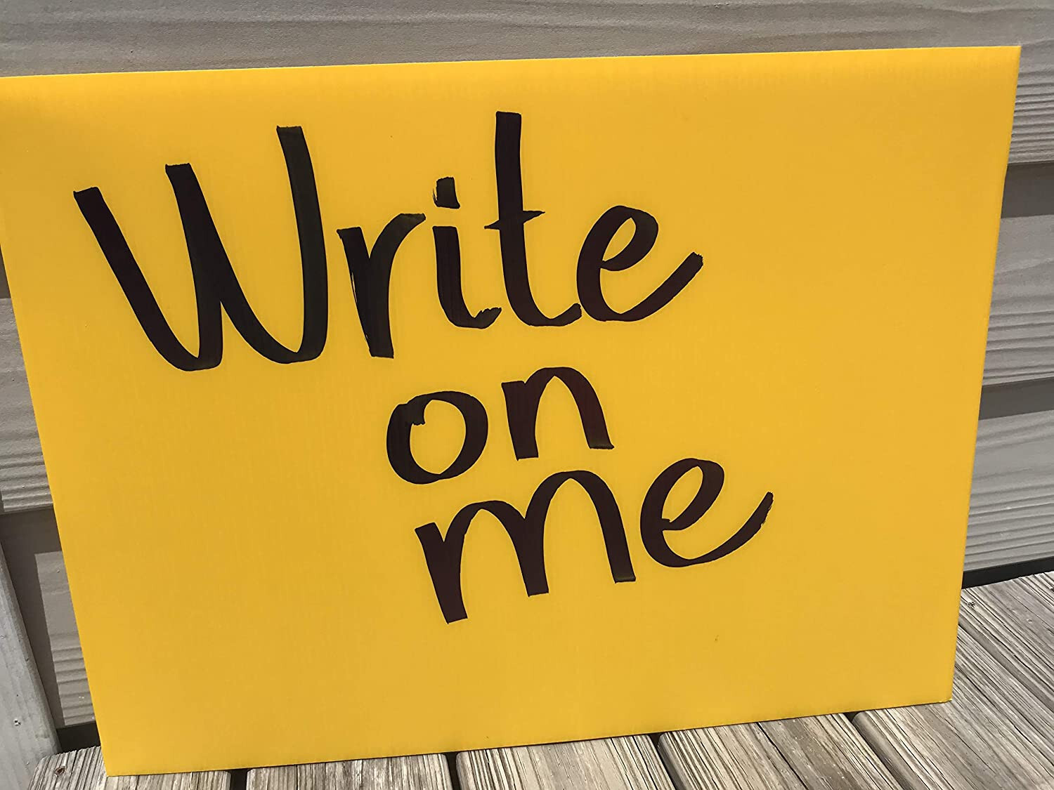 100 YELLOW Signs 24&Prime;x18&Prime; x4 mm corrugated plastic, bundles of 100 pieces