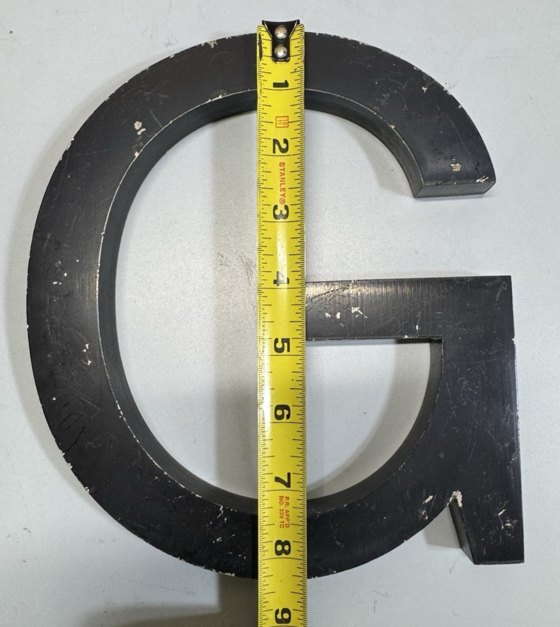 Gemini Inc 8” Cast Aluminum Architectural Letter Sign Black Commercial Letters