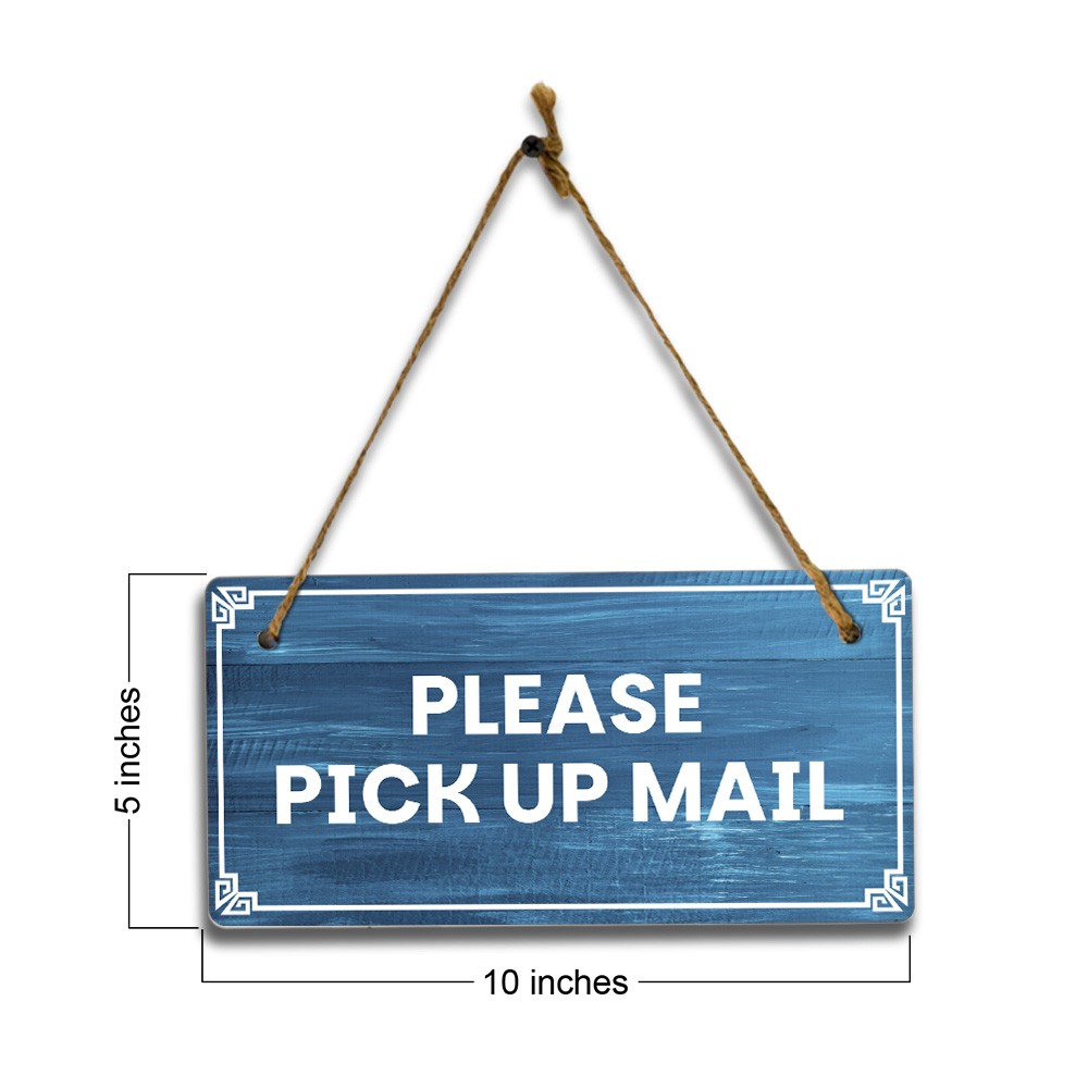 Business Office and Home Signs | Rustic Oak Wood 5 x 10&Prime; Hanging Signs