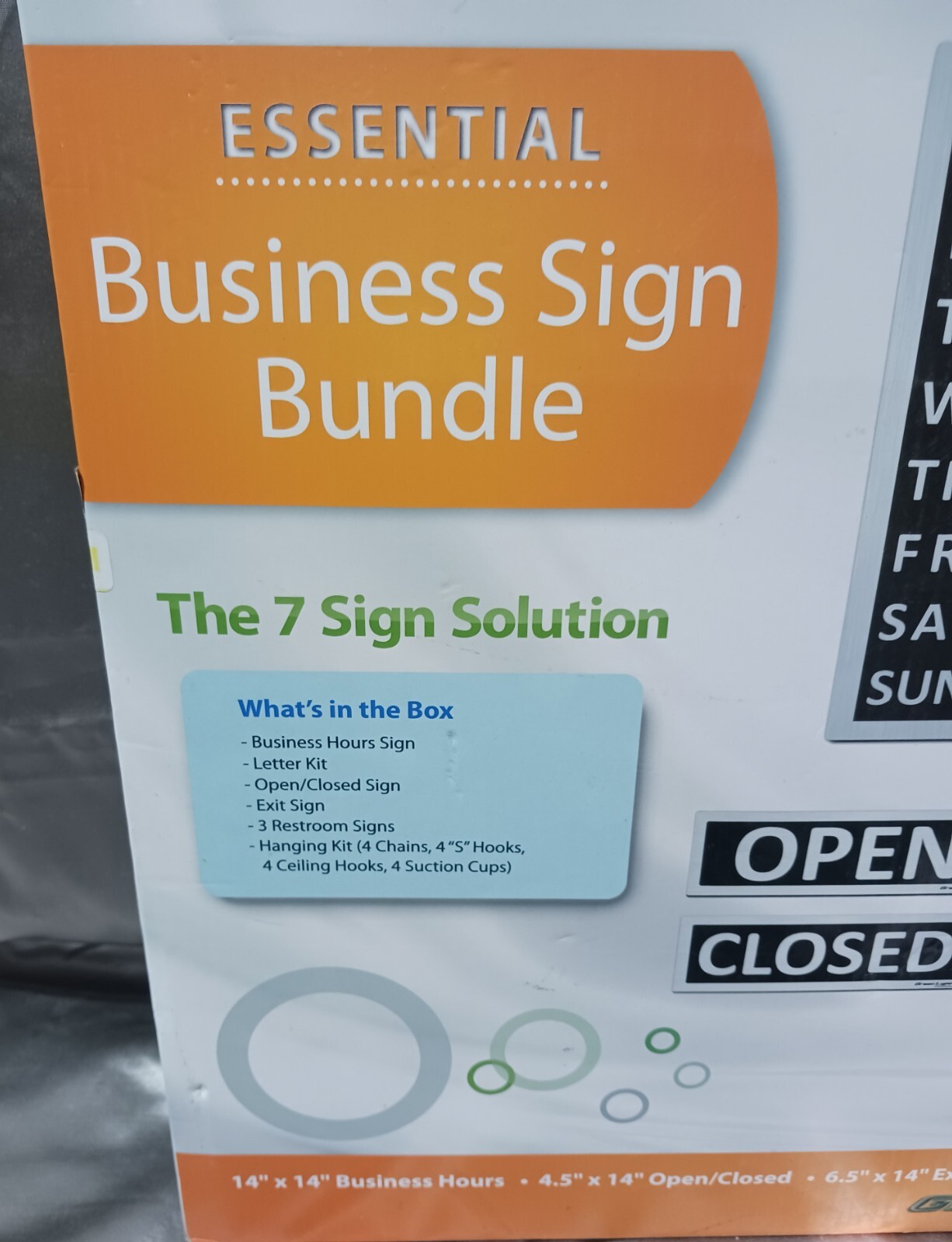 BUSINESS SIGN BUNDLE: The 7 Sign Solution: Factory Sealed NEW 2013