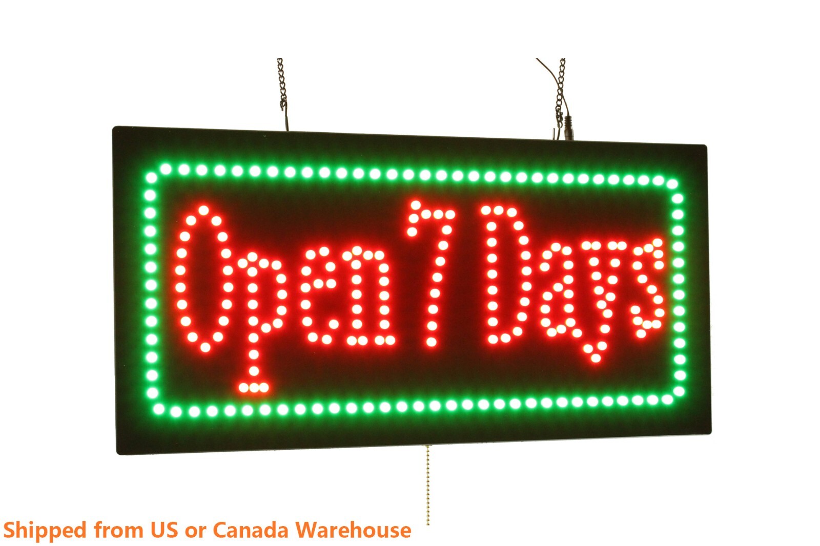 Open 7 Days Sign Neon Sign LED Open Sign Store Sign Business Sign Window Sign