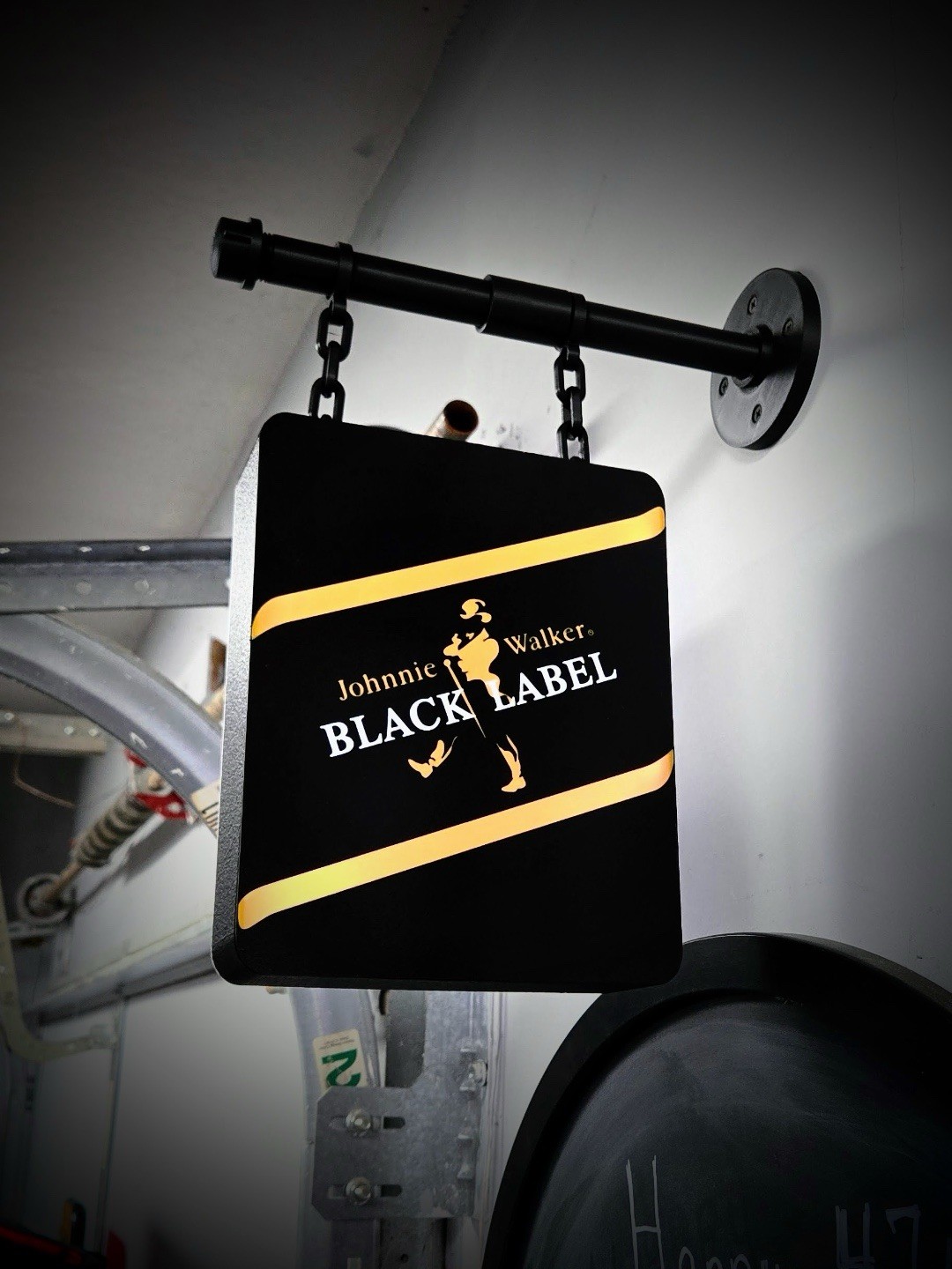 9” Double-Sided Black Label LED Pub Style Display