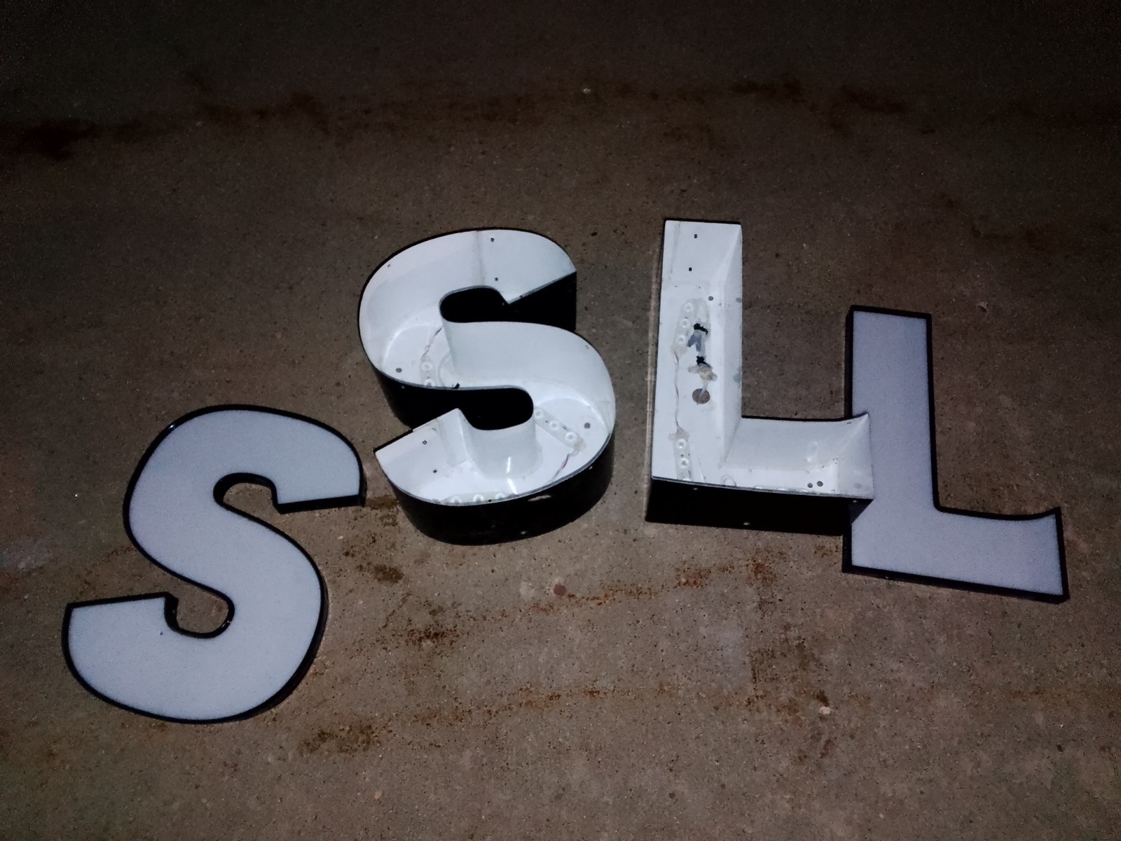 16&prime; Tall 6&prime; Deep 1ft wide LIGHT UP MARQUEE SIGN LED outdoor or indoor metal met