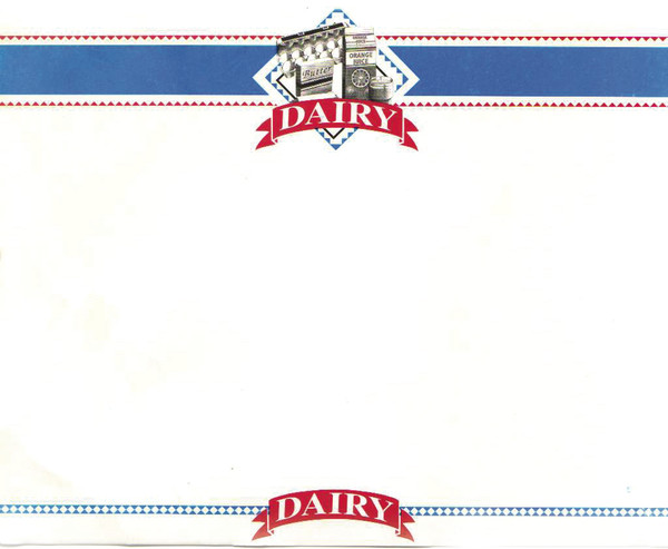 Dairy Display Sale Price Signs- 50pcs-5.5&Prime; x 7&Prime;