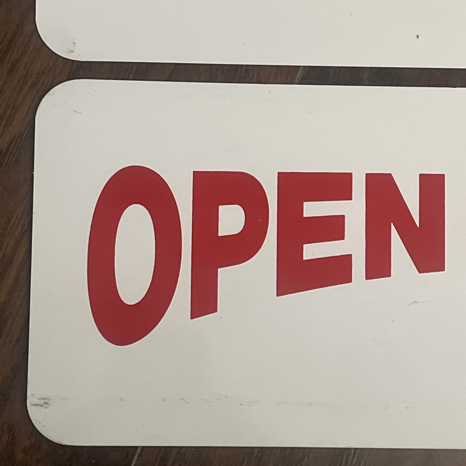 Open Saturday Sunday To 2 Metal Signs Real Estate Business 18×6 Inches Two Sided