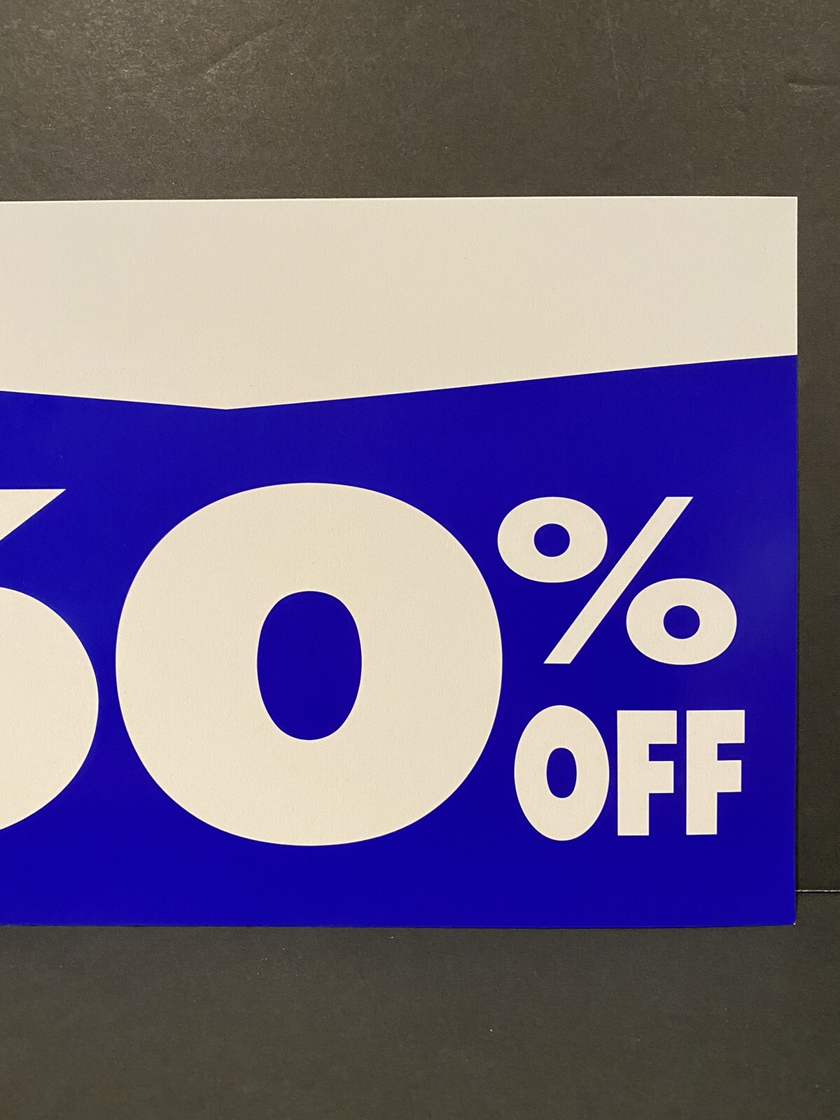 Multi Pack 10 Discount Off Signs 10 60% Off Signs SAVE 60% OFF STORE SALE SIGNS