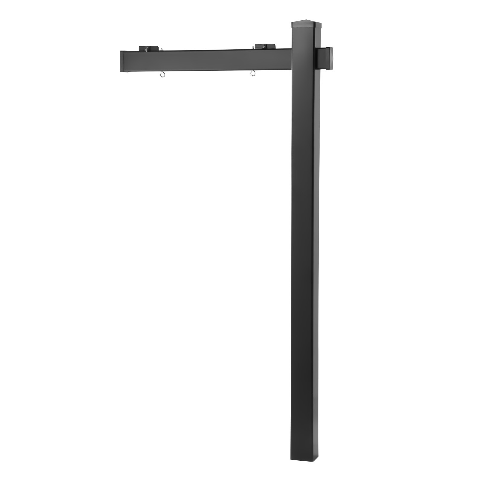 Uimoso 6 ft Black PVC Real Estate Yard Sign Holder for Outdoor Use