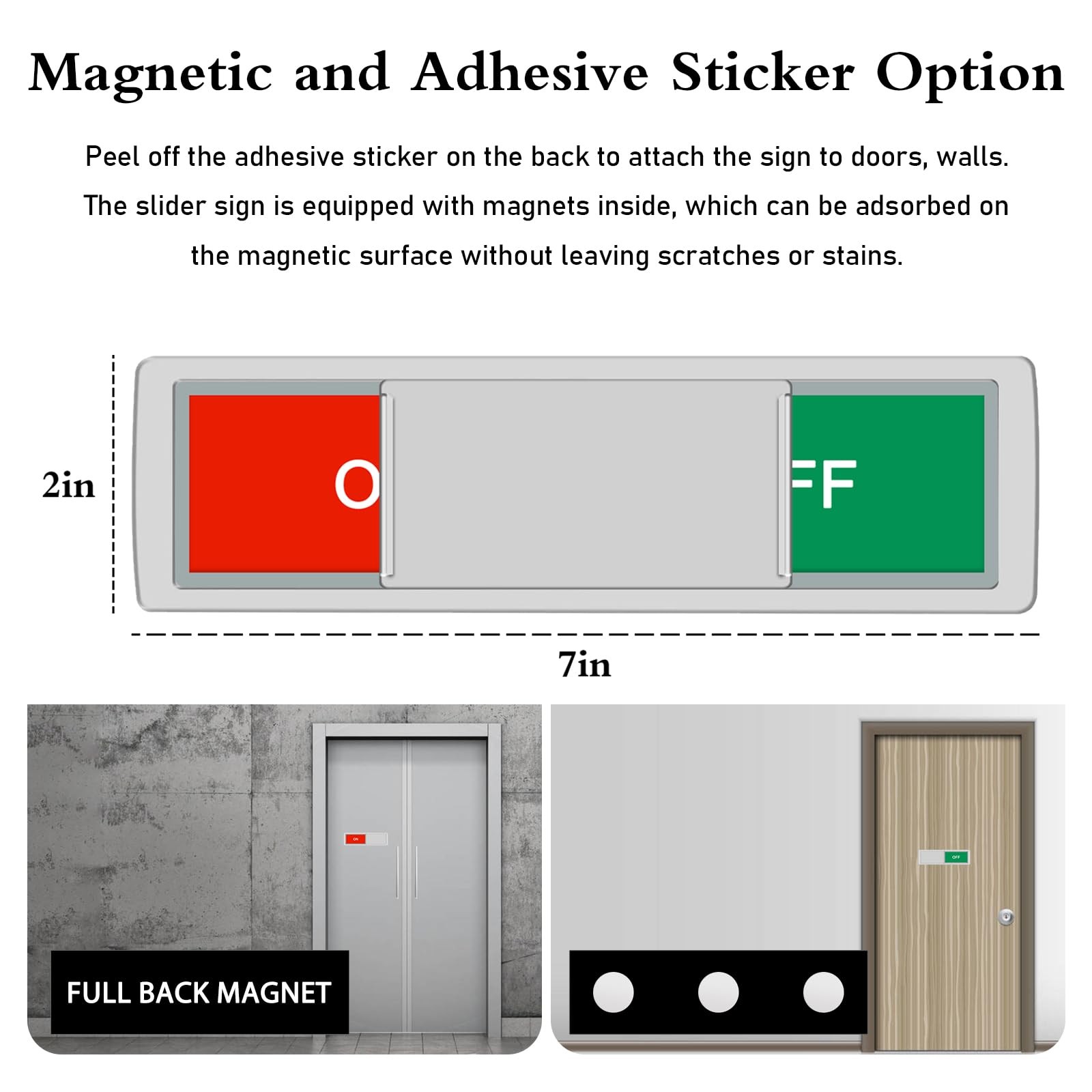 On Off Sign, On Off Slider Indicator for Home, Office, Recording Room, Restro…
