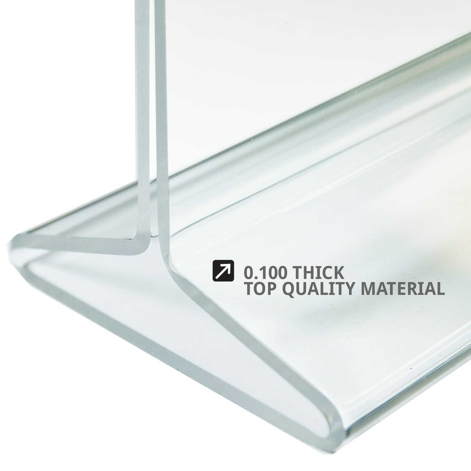 Azar Displays 142745 4.25&Prime; W x 11&Prime; H 4.25 in W x 11 H Vertical, Clear