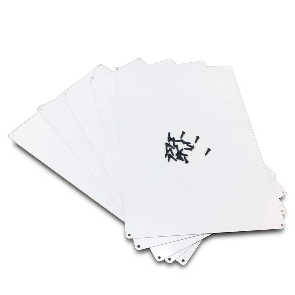 Ebamaz Aluminum Metal Signs Sublimation Blanks 8X12X0.026 Inch Nameplates for He