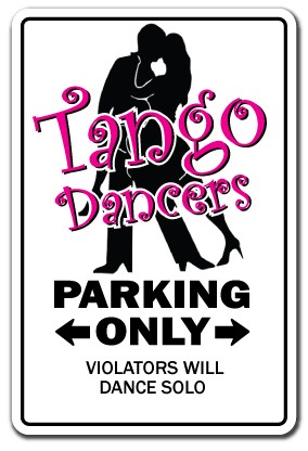 TANGO DANCER Sign Or Decals dance music songny teacher instructor dancing shoes