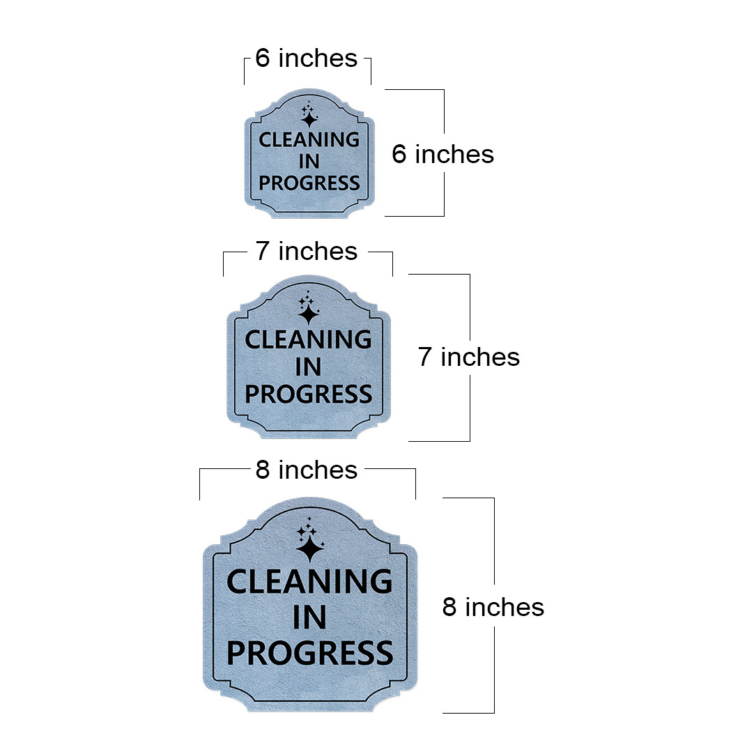 Heritage Plus Cleaning in Progress Wall or Door Sign | Business Signage