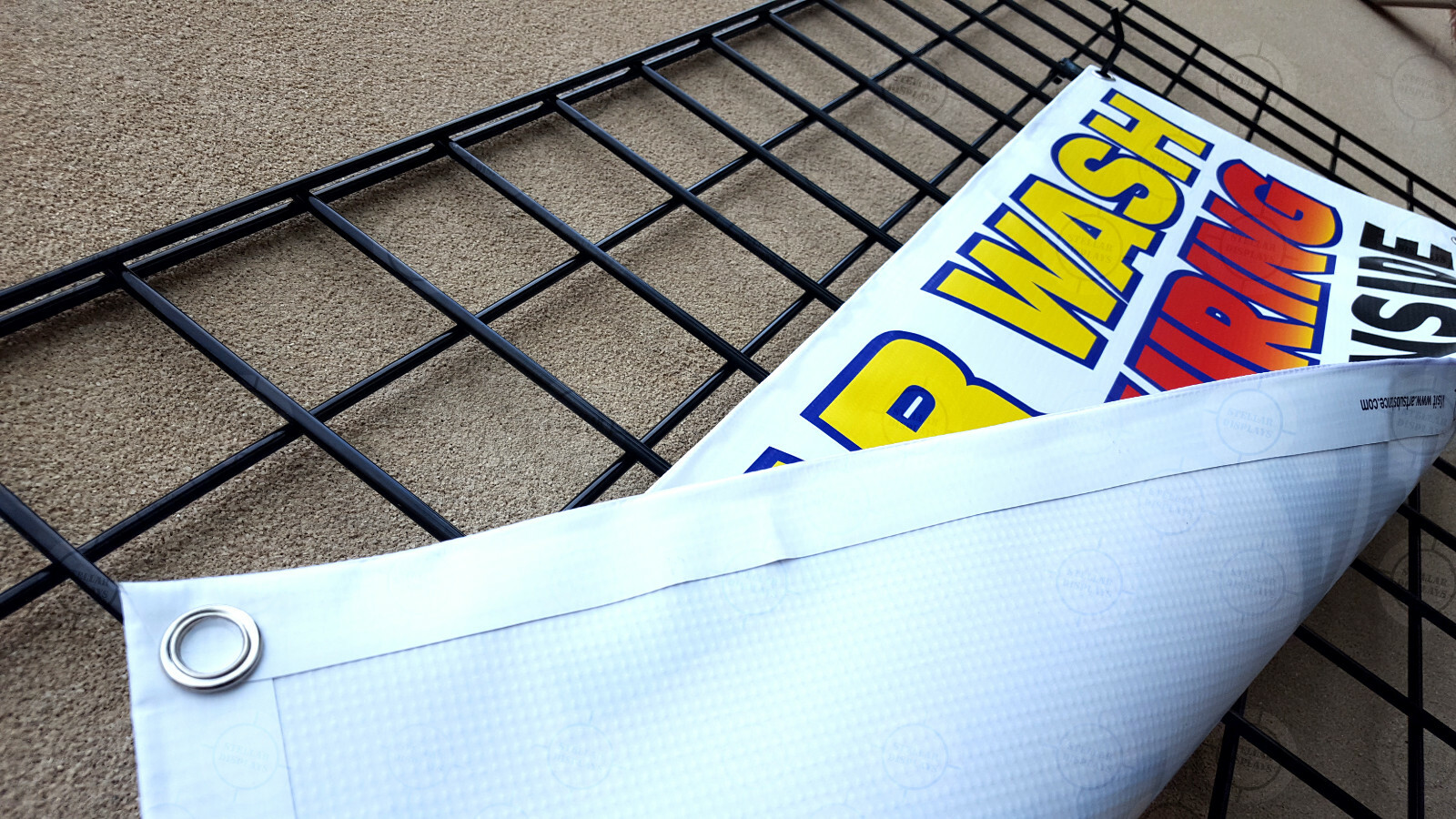 CAR WASH Now Hiring Banner Vinyl Display Various Bright Color Sign Poster Lona