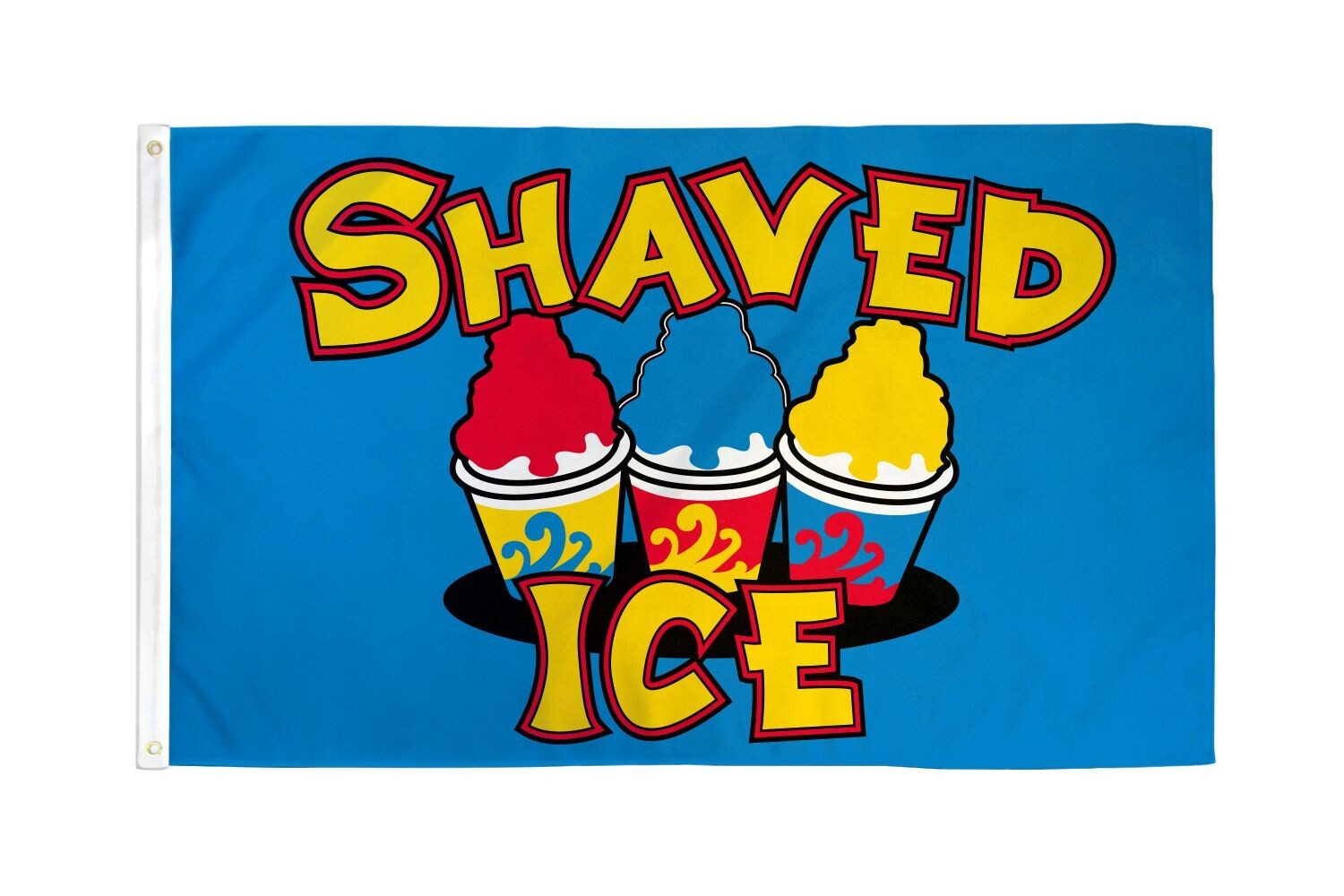 Shaved Ice 3x5ft Shaved Ice Drinks Banner Sign Concessions Food Service Flag