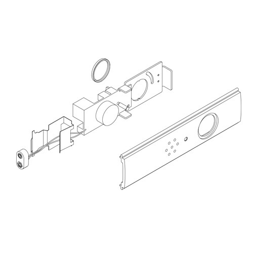 Falcon 650168 US26D Lock Exit Device Part Satin Chrome
