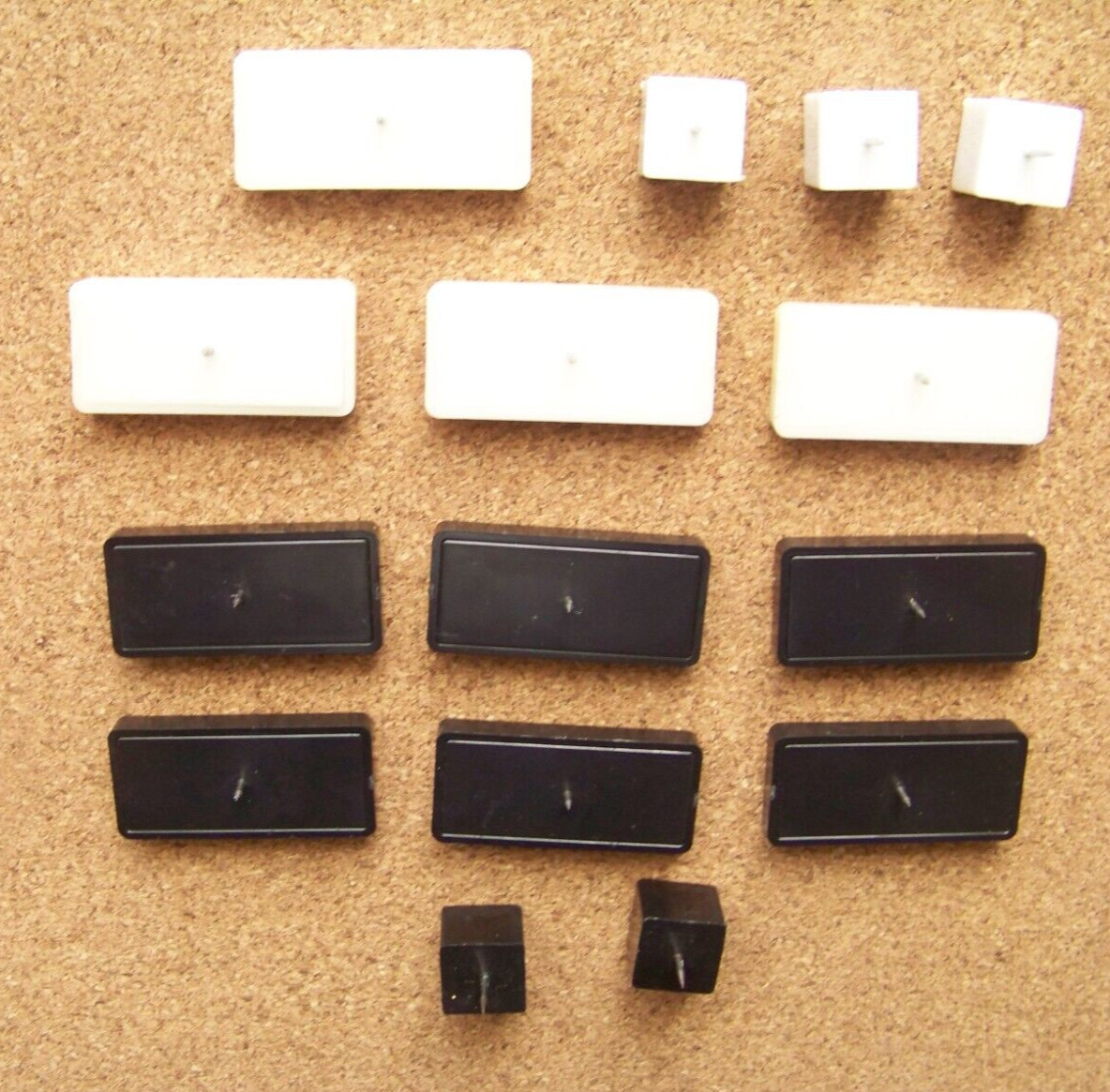 Specialty push pins, important tasks, to do notes use on cork boards, NO BOARD