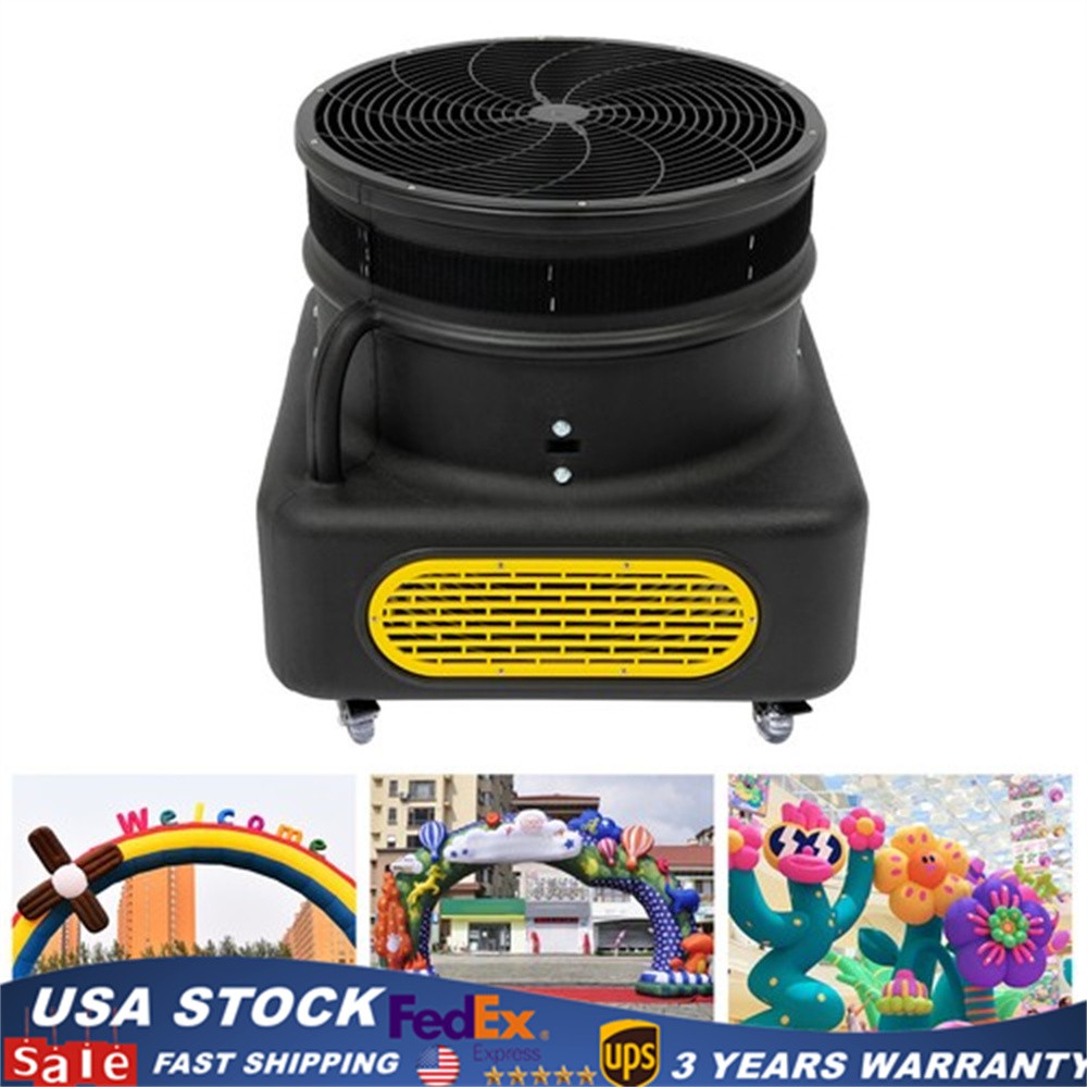 Commercial Air Blower Fan for Wacky Waving Inflatable Tube Man 1 HP