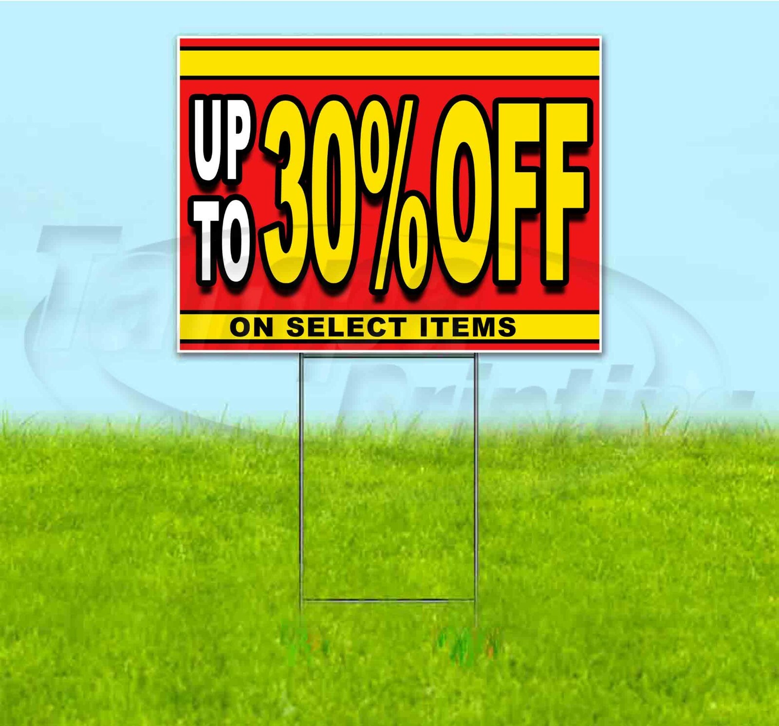 UP TO 30% OFF ON SELECT ITEMS 18×24 Yard Sign WITH STAKE Corrugated Bandit SALE