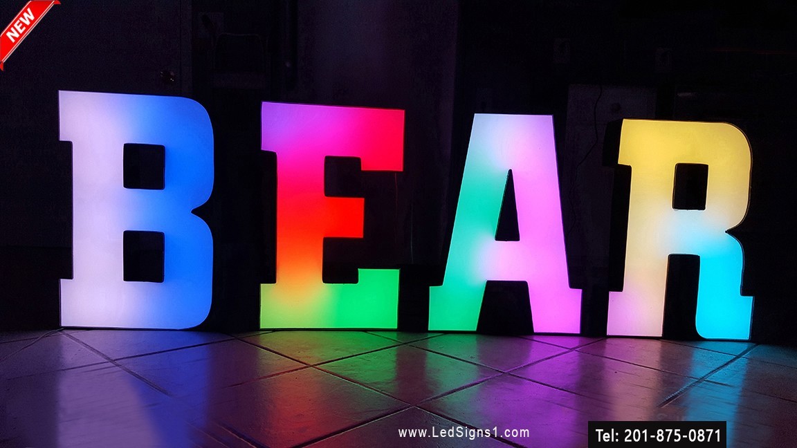 New Magic Color Changing RGB Channel Letter, 20 Inches ( Read Description )