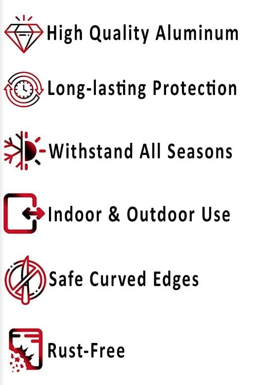 Caution Uneven Surface Watch Your Step Black Aluminum Composite Sign 8.5×10