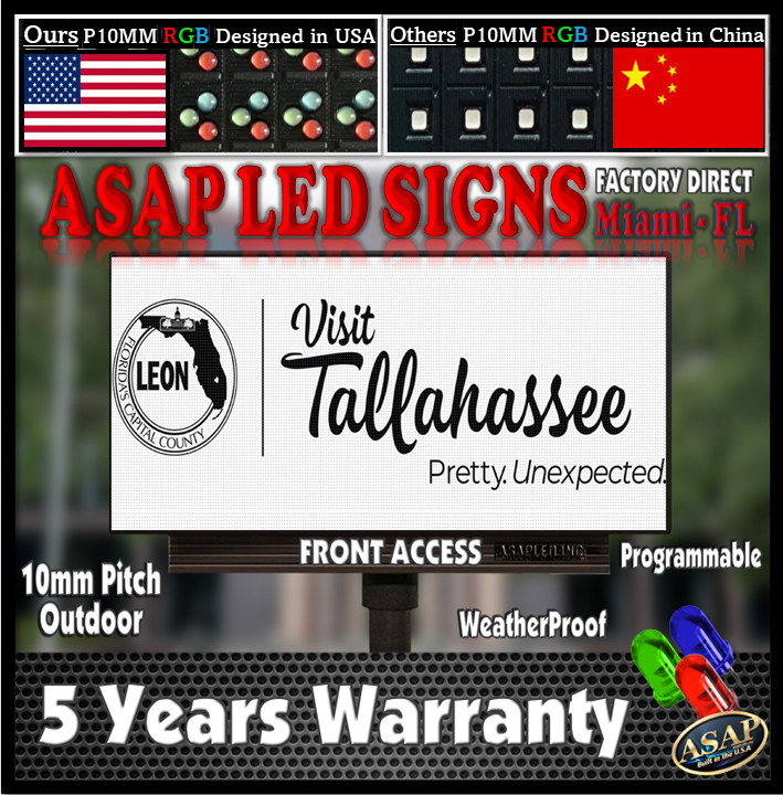 Billboard Quality LED Sign Front Access Module 10mm with Wi-Fi – 25.5&Prime;H x 25.5&Prime;W