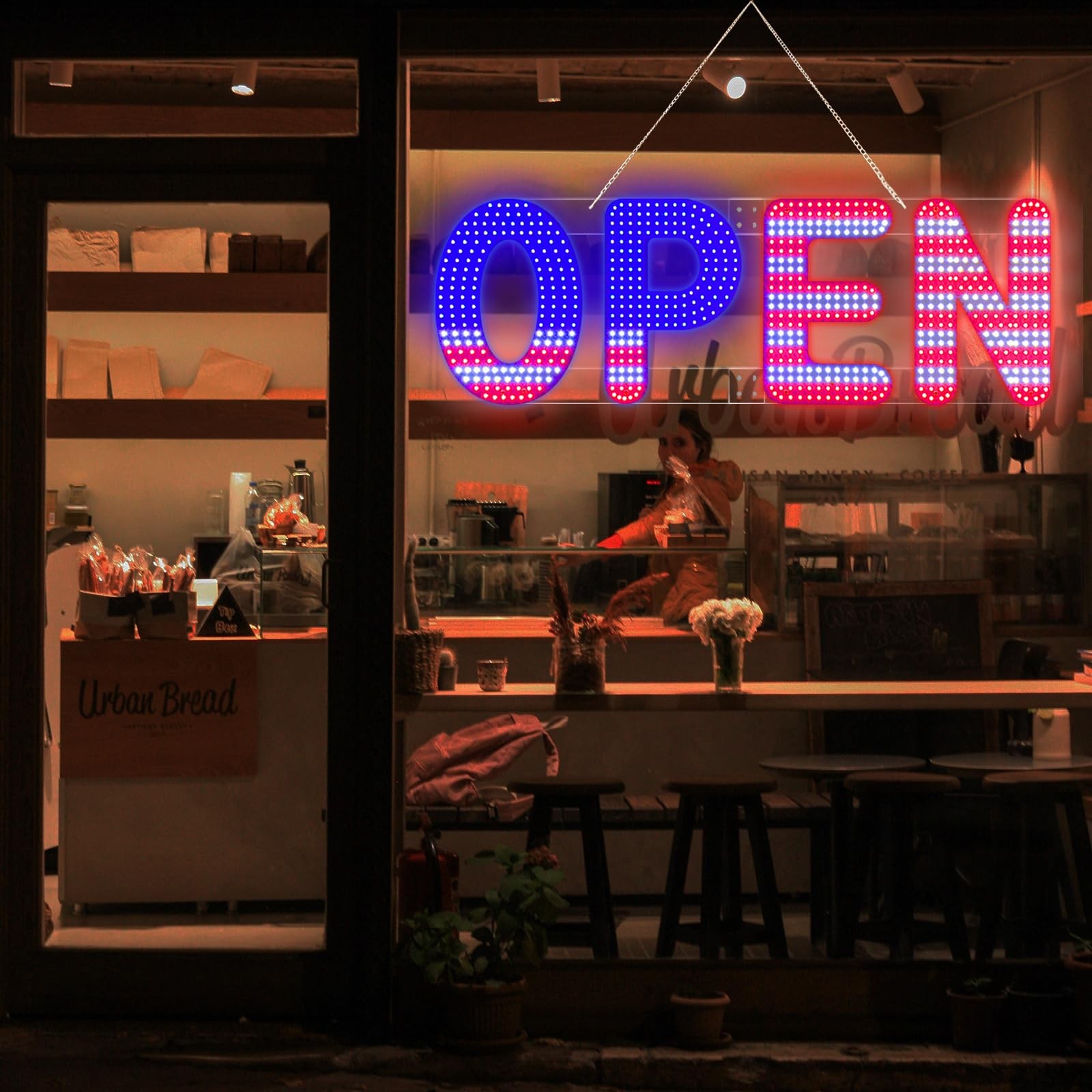 Azmdep 30X10 Open Sign Large Led Open Sign For Business Ultra Bright And