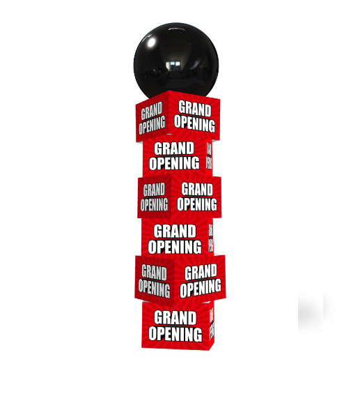 PermaShine Printed Balloon Tower kit indoor Car Dealership Sale Advertisement