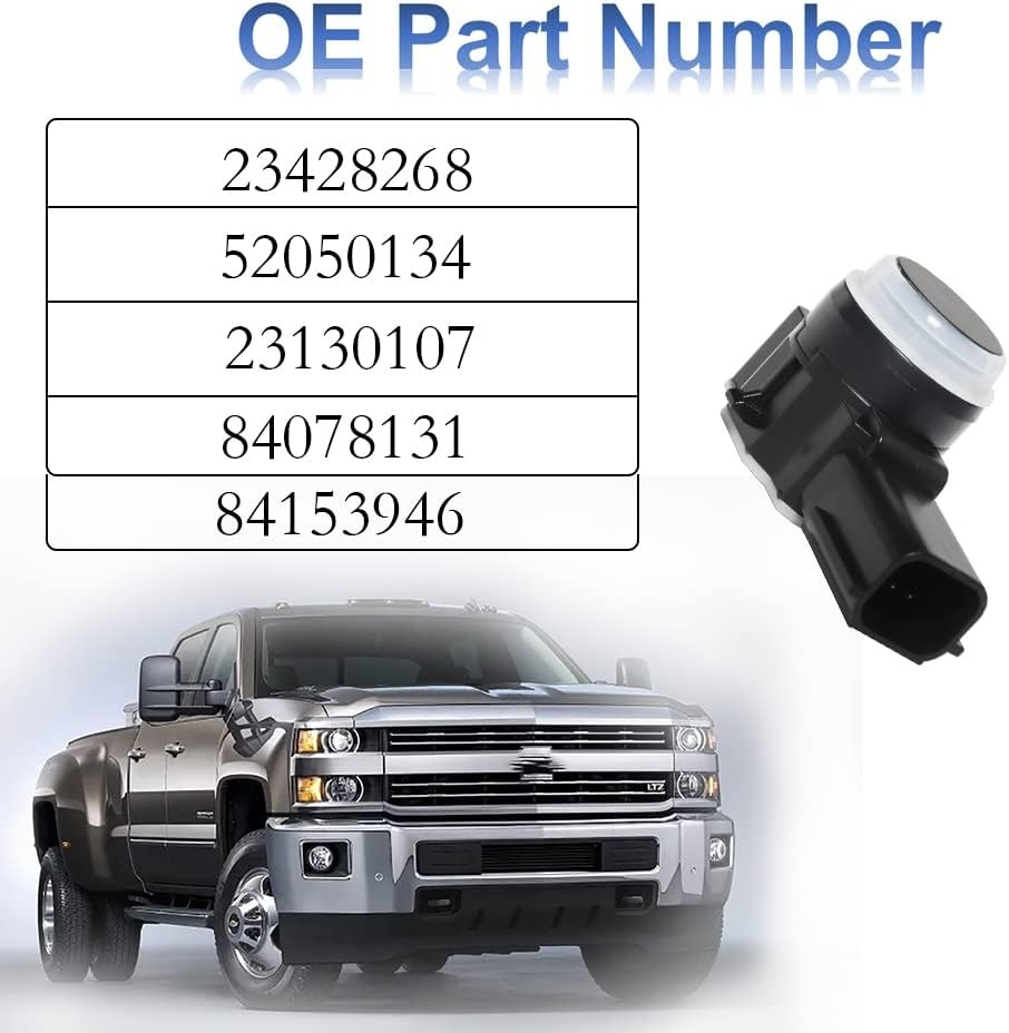 MANATEE 23428268 Front Rear Bumper PDC Parking Aid Sensor for Cadillac Black