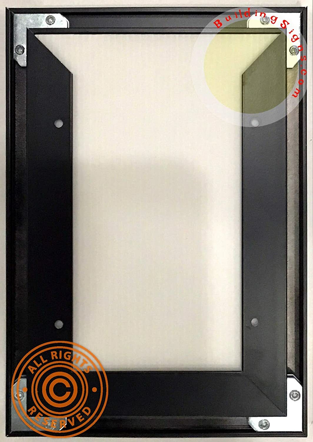Inspection Frame 6×9 Black (Heavy Duty – Aluminum)-REF24-1027