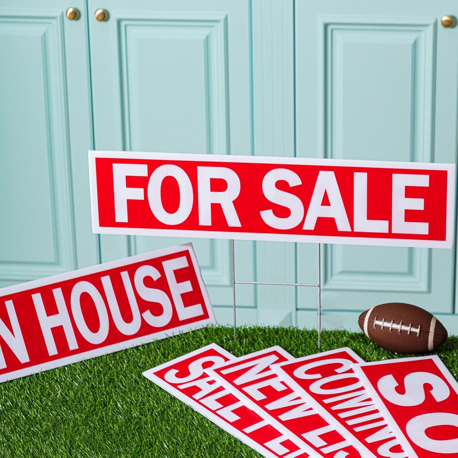 12 Pcs Real Estate Rider Signs 24 X 6 Inch Coming Soon, for Sale, Pending, Sold