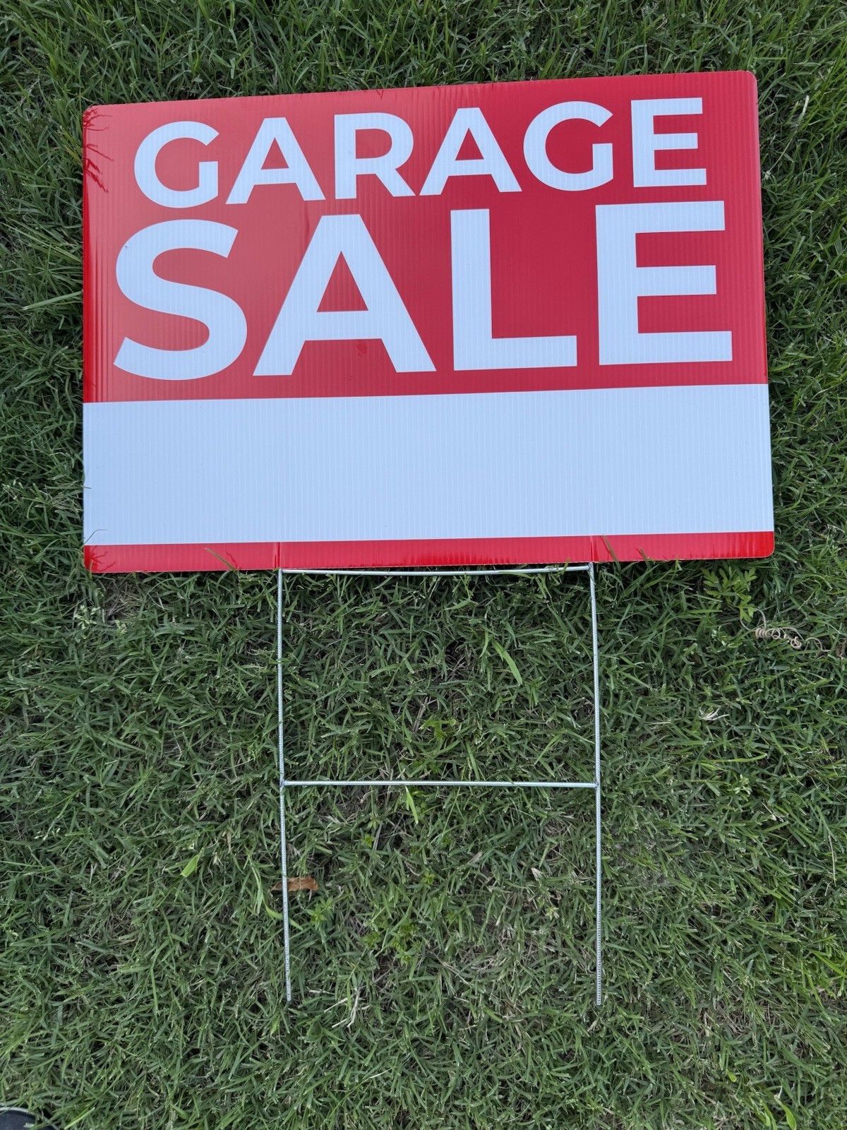4 or 6 Pack Garage Sale Signs 17 x 12