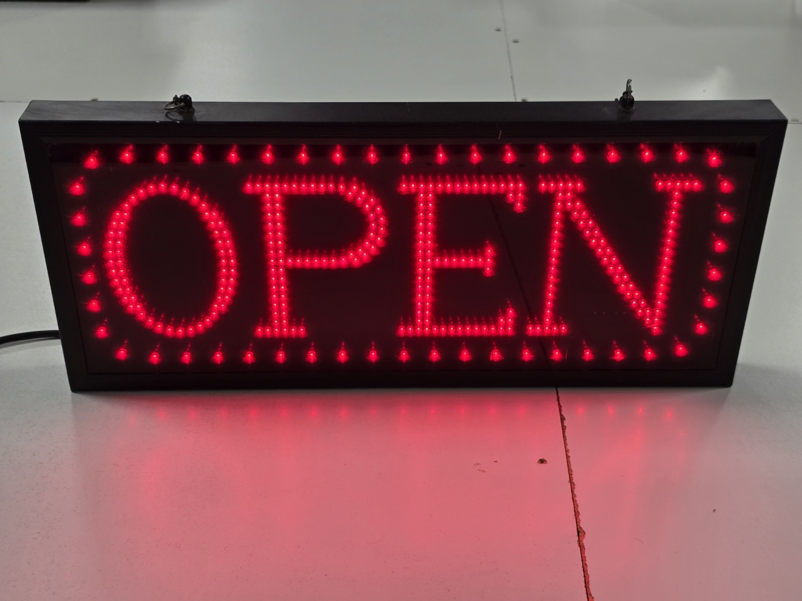 Millenium Visual Systems Indoor OPEN Sign MVS-102R (25.5 x 11&Prime;)