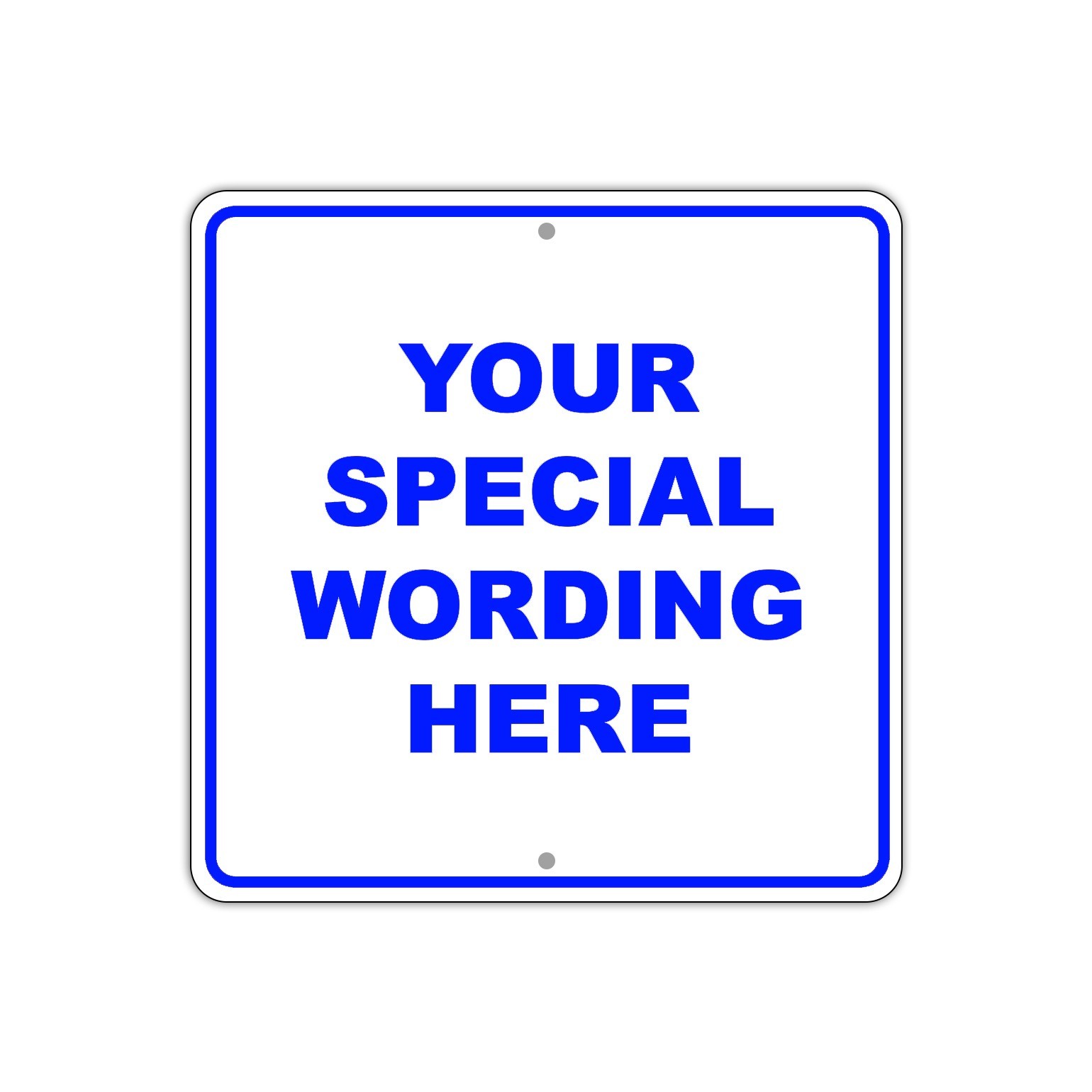 Personalized Your Own Choice Words Or Image Custom Designs Aluminum Metal Sign