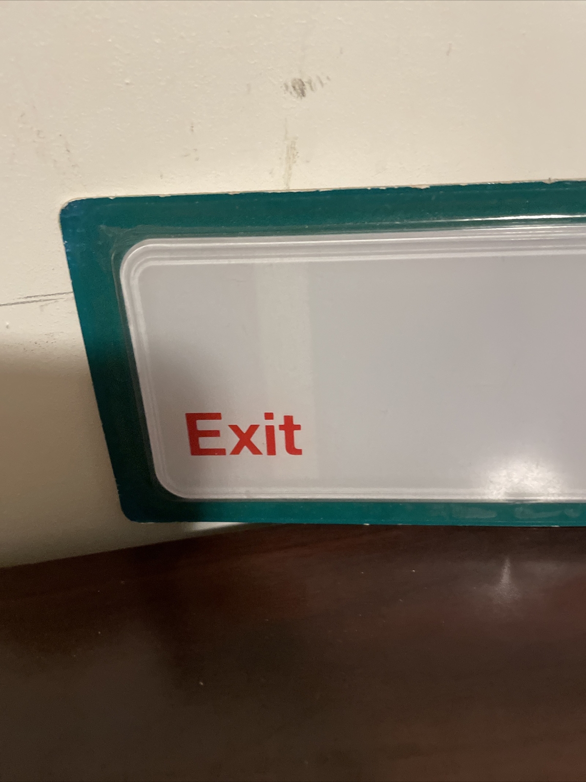 Hillman Symbol Exit Signs 3×9” 839846