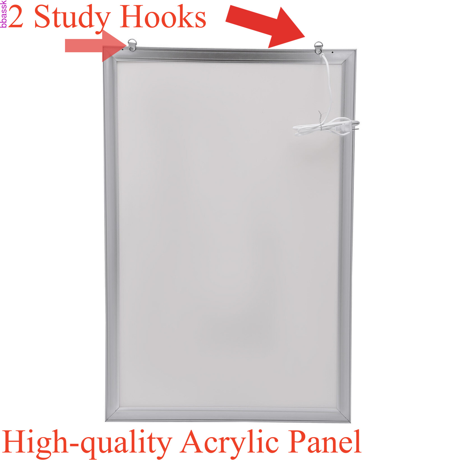 24&Prime;x36&Prime; LED Backlit Poster Frame Art Picture Light Box Advertising Display Frame