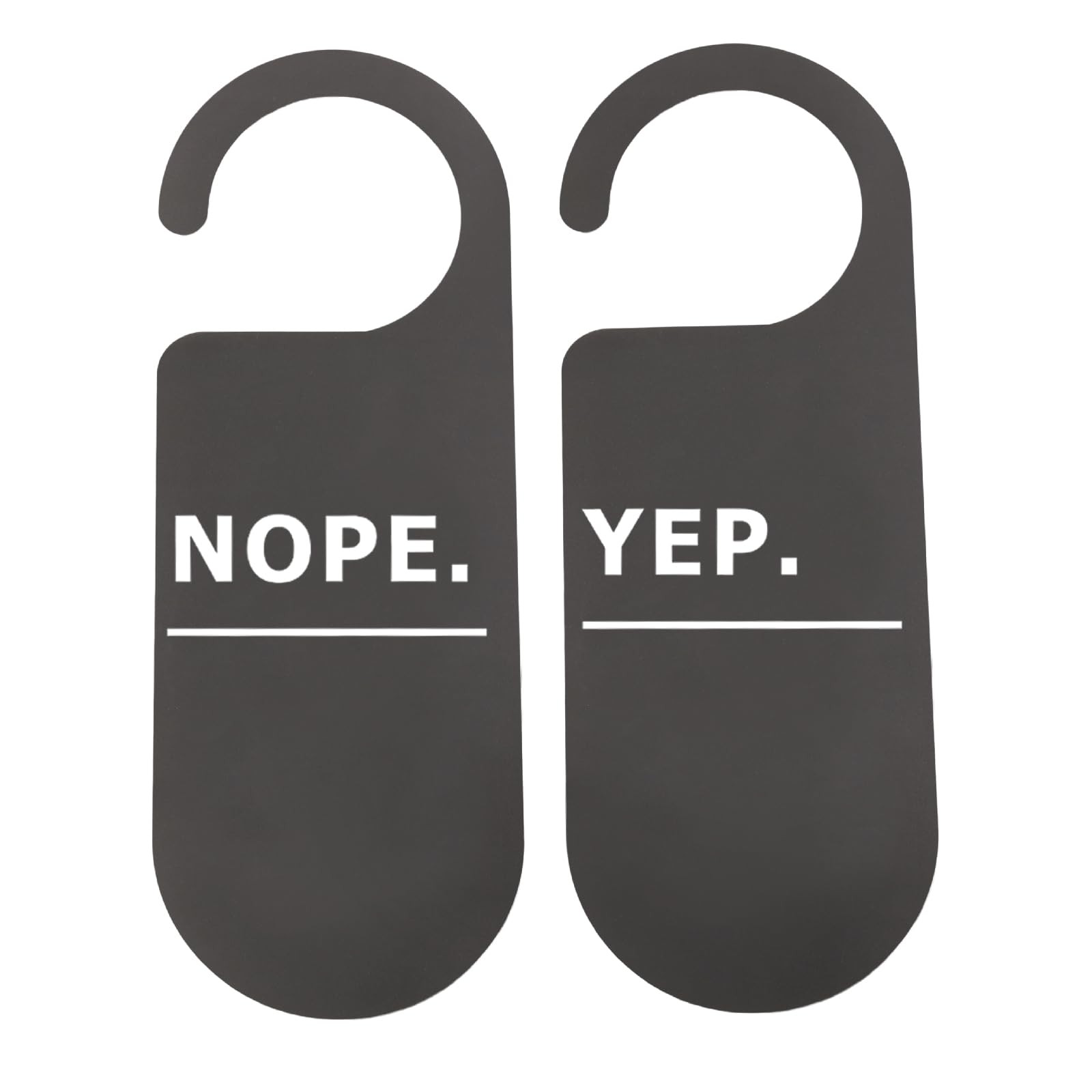 2 Pcs Nope Yep Do Not Disturb Sign Work Door Hanger Office Sign (Double Sided…