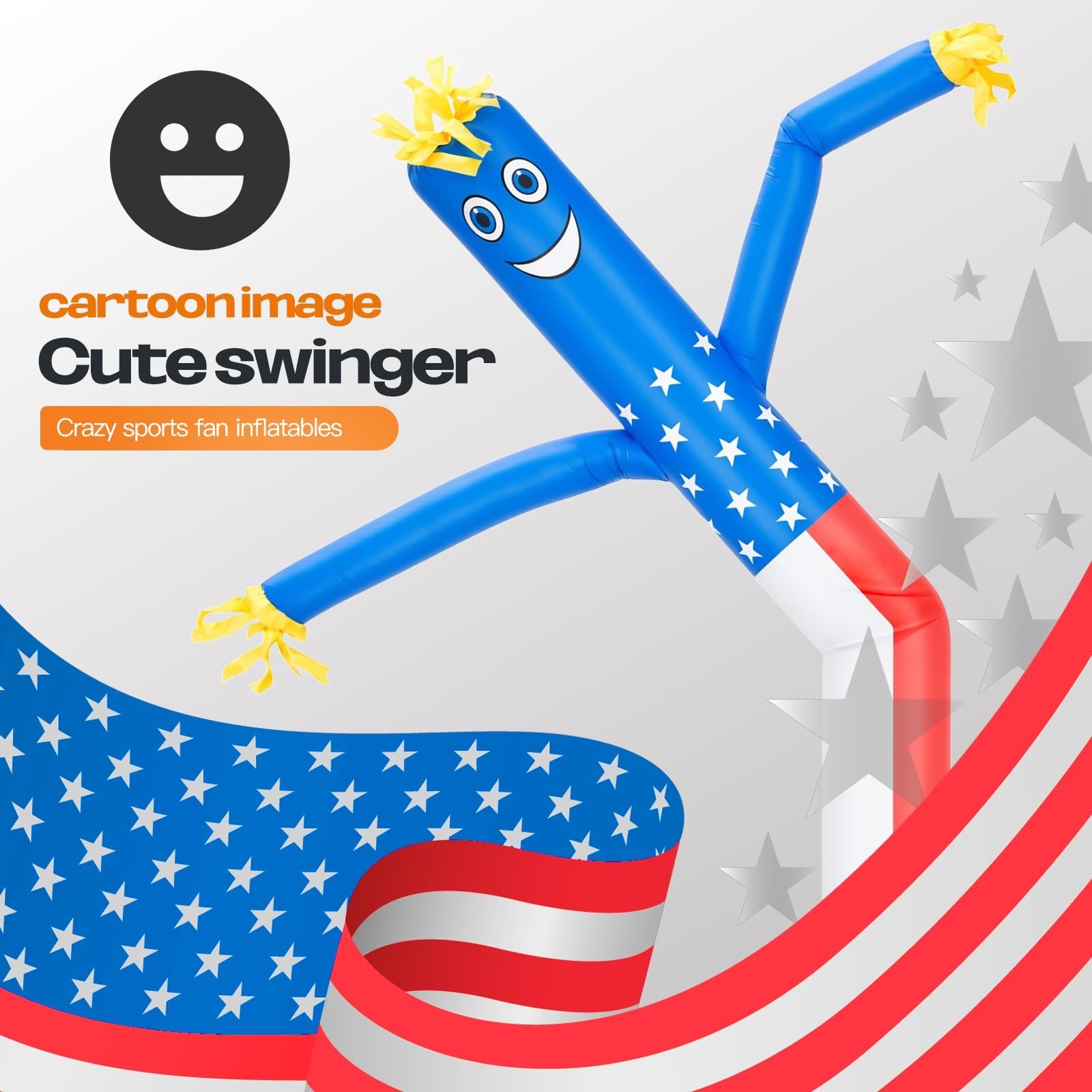 6ft Inflatable Waving Tube Man with Blower – Sky Air Puppet Dancer for Advertisi