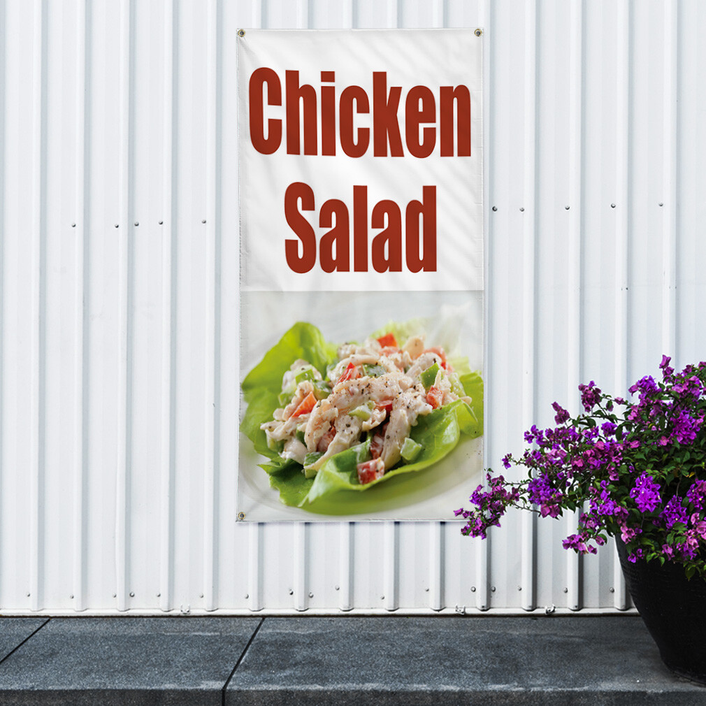 Vertical Vinyl Banner Multiple Sizes Outdoor Weatherproof Industrial Yard Signs