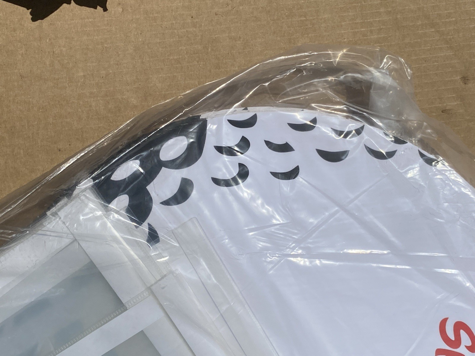 10 pack – Golf Ball Sponsor Sign Includes Stakes and Clear Plastic Sleeve